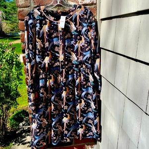 Never worn Banana Republic long-sleeve dress